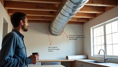 HVAC duct ran right where my range hood exhaust needs to go – caught it before they sealed the chase