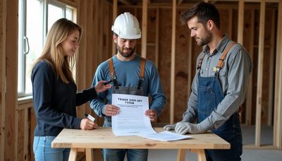 One-page trade sign-off template – print, hand to your GC, keep the carbon copy
