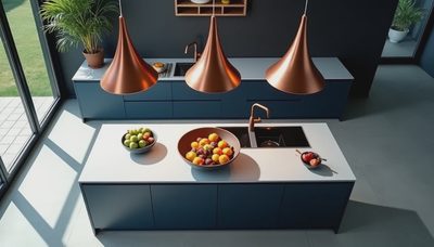 How to Set the Pendant Lighting Height Over Kitchen Island