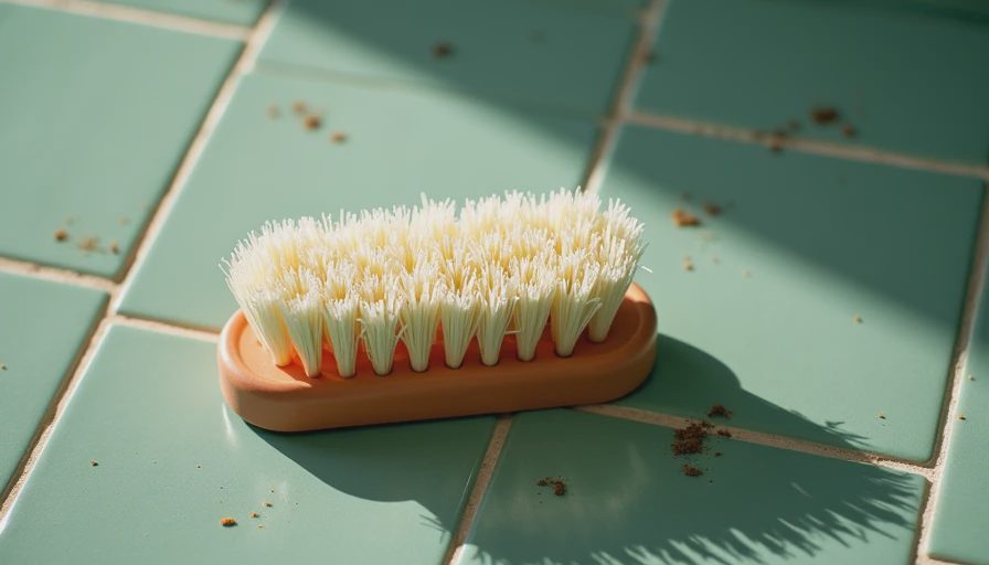 Visual context for how to clean shower mold