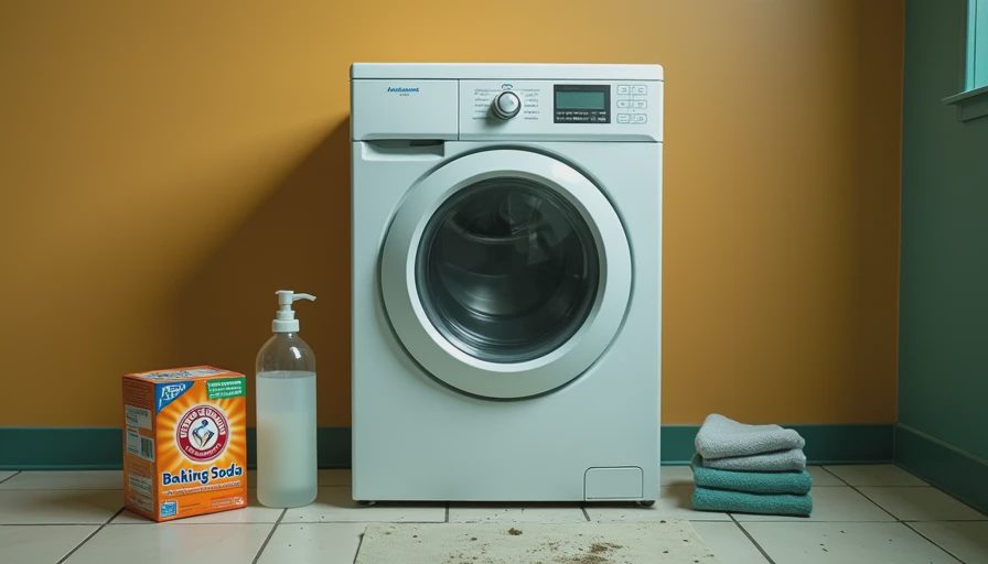 Illustration for washing machine smells bad