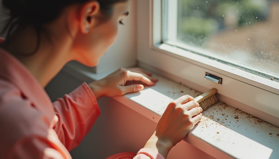 How to Clean Window Tracks Without Wrecking the Schedule