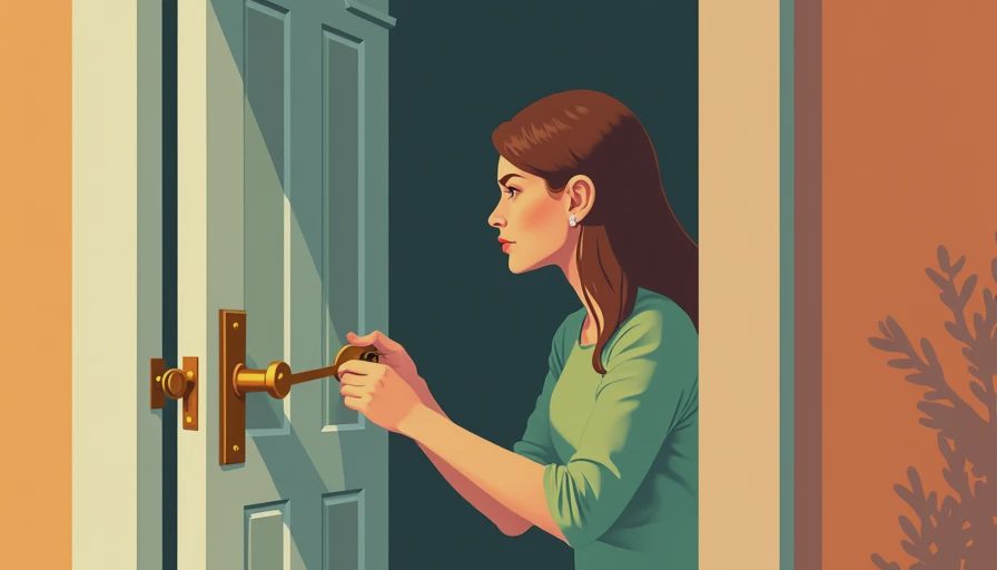 Visual context for door lock repair