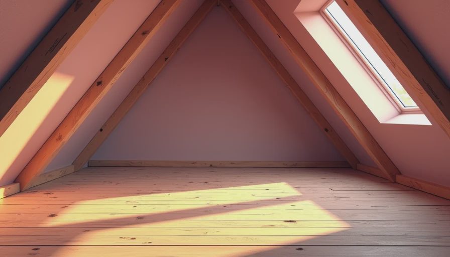 Visual context for how to install osb floor in attic
