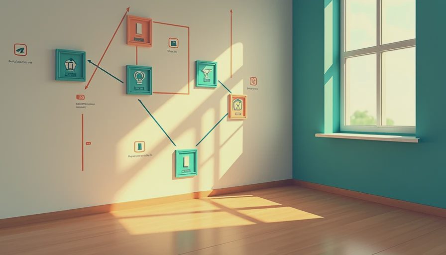 Visual context for how to move a light switch