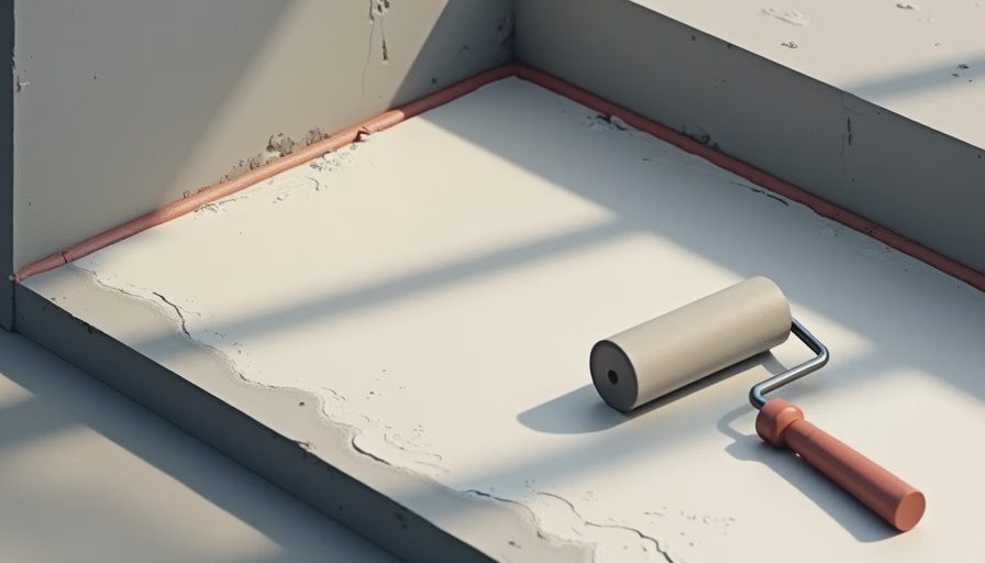 Illustration for cement countertop sealing and finishing